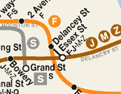 Subway map to ABC No Rio